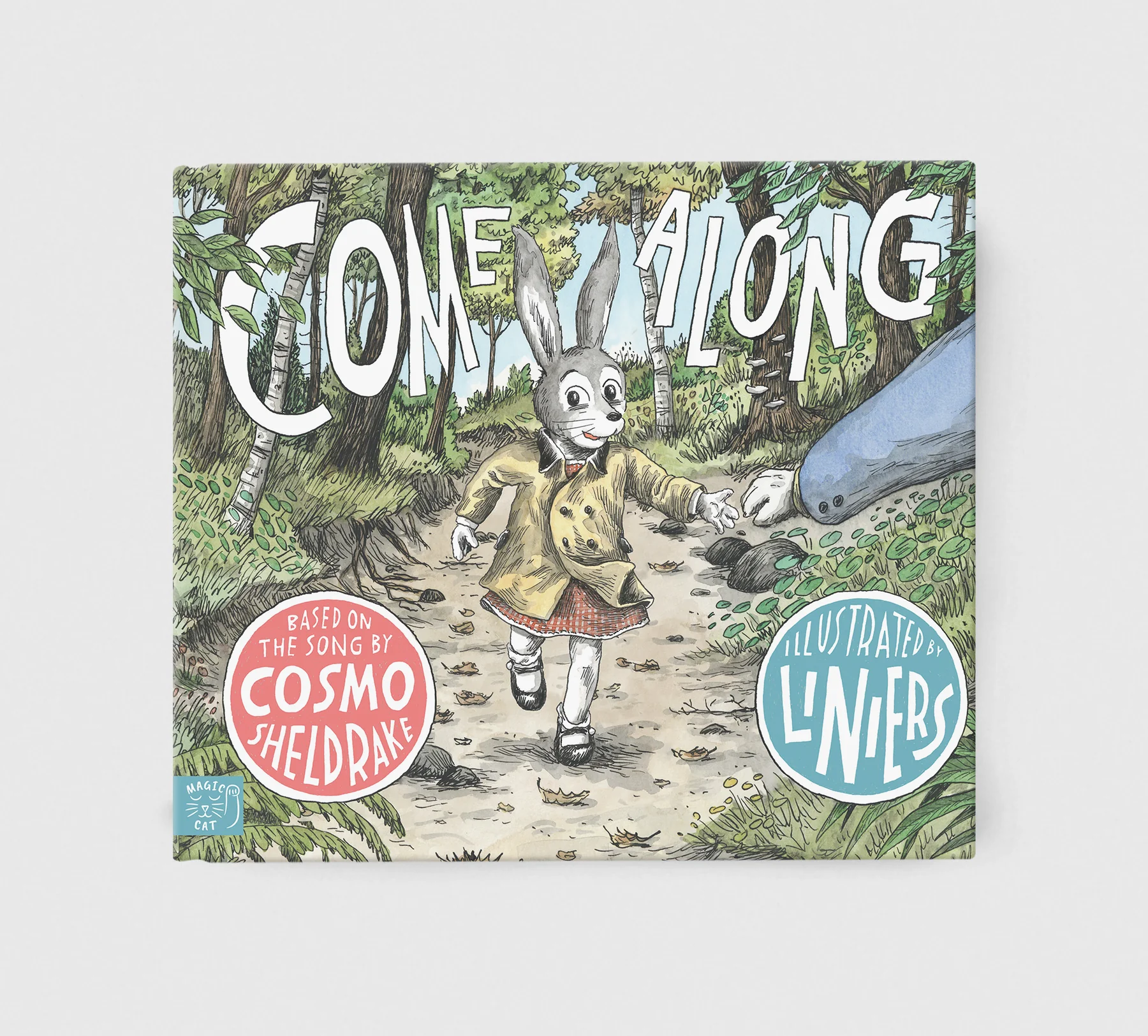 «Come Along» nuevo libro ilustrado por Liniers basado en la canción viral de Cosmo Sheldrake